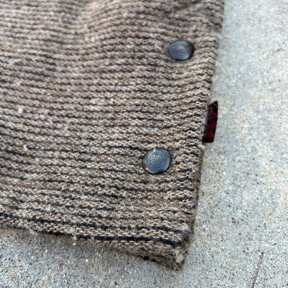 Woolrich Snowflake Fair Isle Wool Blend Jacket Sz M - Picture 6 of 16